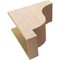 Ekena Millwork 11"W x 22"D x 22"H Classic Newport Rough Cedar Woodgrain TimberThane Corbel, Primed Tan CORUR11X22X22NEWRCPR - alternate 3